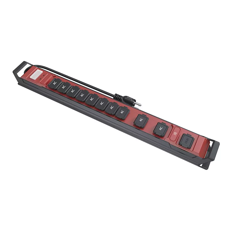 10 saltoki iragazgaitza USB Power Strip
