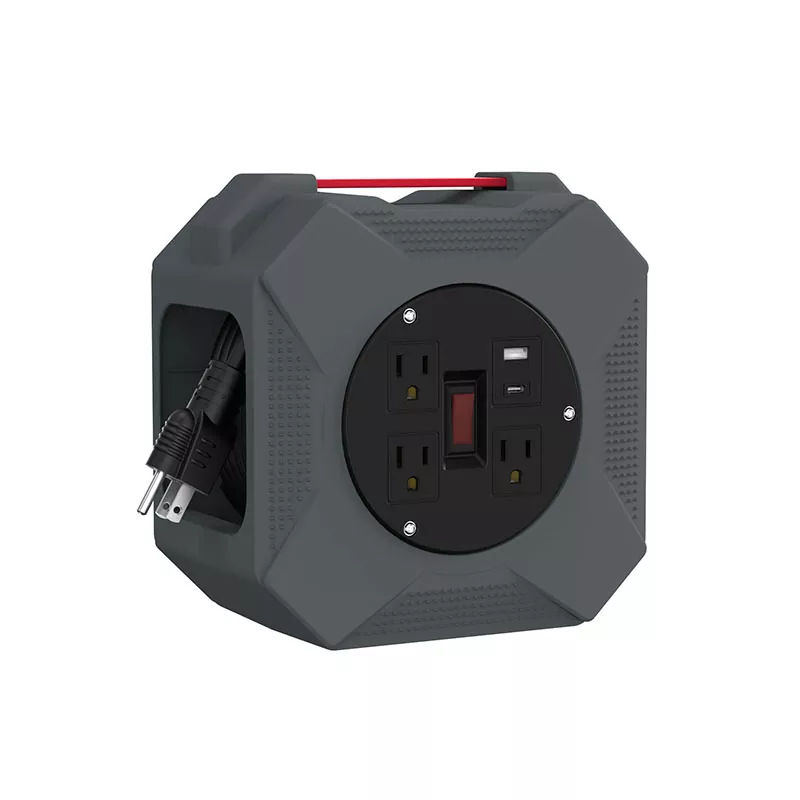 3 Saltoki Usb2.4a Plastikozko kablearen bobina 45 oin