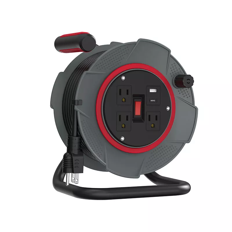 3 irteera USB plastikozko kablearen bobina 45 oin
