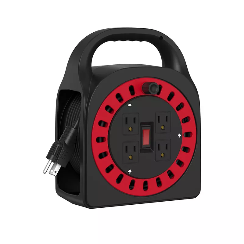 4 irteerako plastikozko kablearen bobina 50 oin 4 irteerako plastikozko kablearen bobina 50 oin