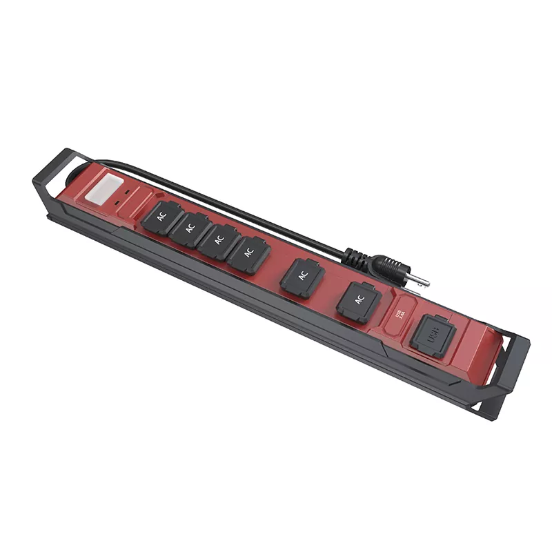 6 Outlets Waterproof Usb 3.4a Power Strip
